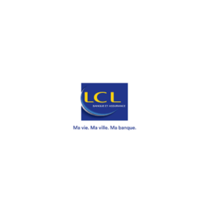 Logo de la banque LCL - Ma vie. Ma ville. Ma banque.
